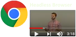 Headless Chrome and Browser Automation by Google.